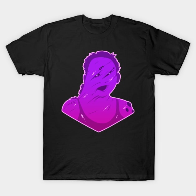 Hillbilly Purple Silhouette (Dead by Daylight) T-Shirt by SWDesigns